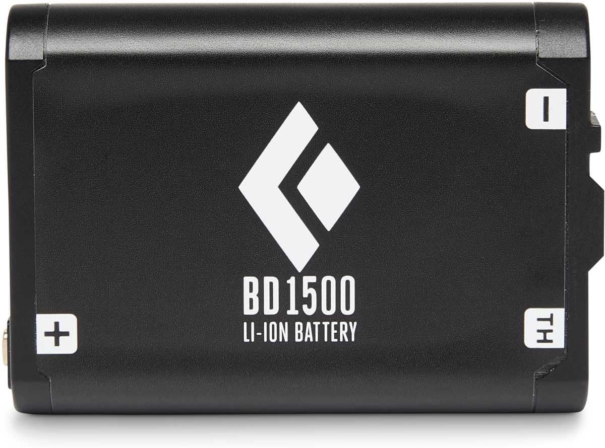BLACK DIAMOND BD 1500 Battery | Lithium-Ion Rechargeable Power Cell | Micro-USB Charger Compatible (Not Included) | Long-Lasting Headlamp Battery