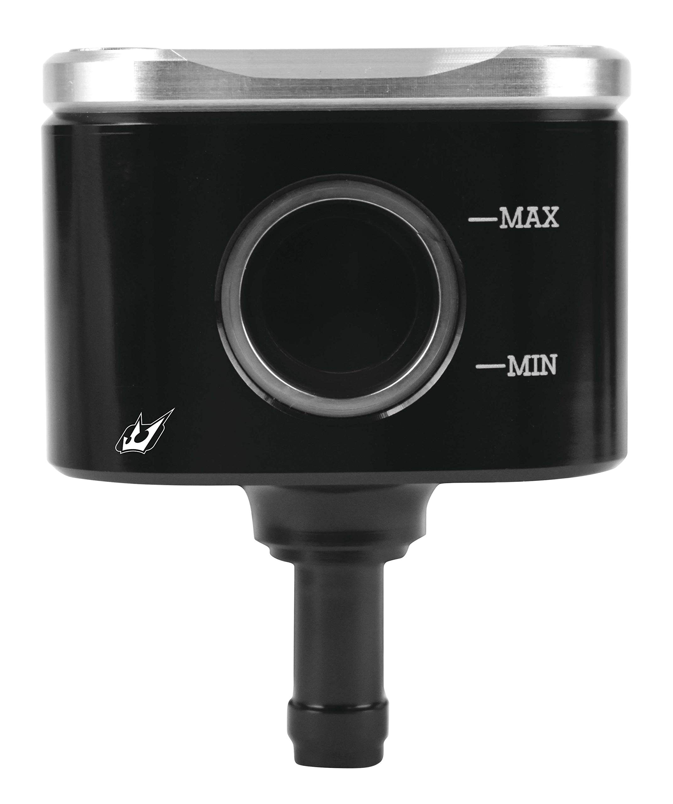 Driven Racing Halo Rear Brake/Clutch Fluid Bottom Exit Reservoir - Silver / 16cc