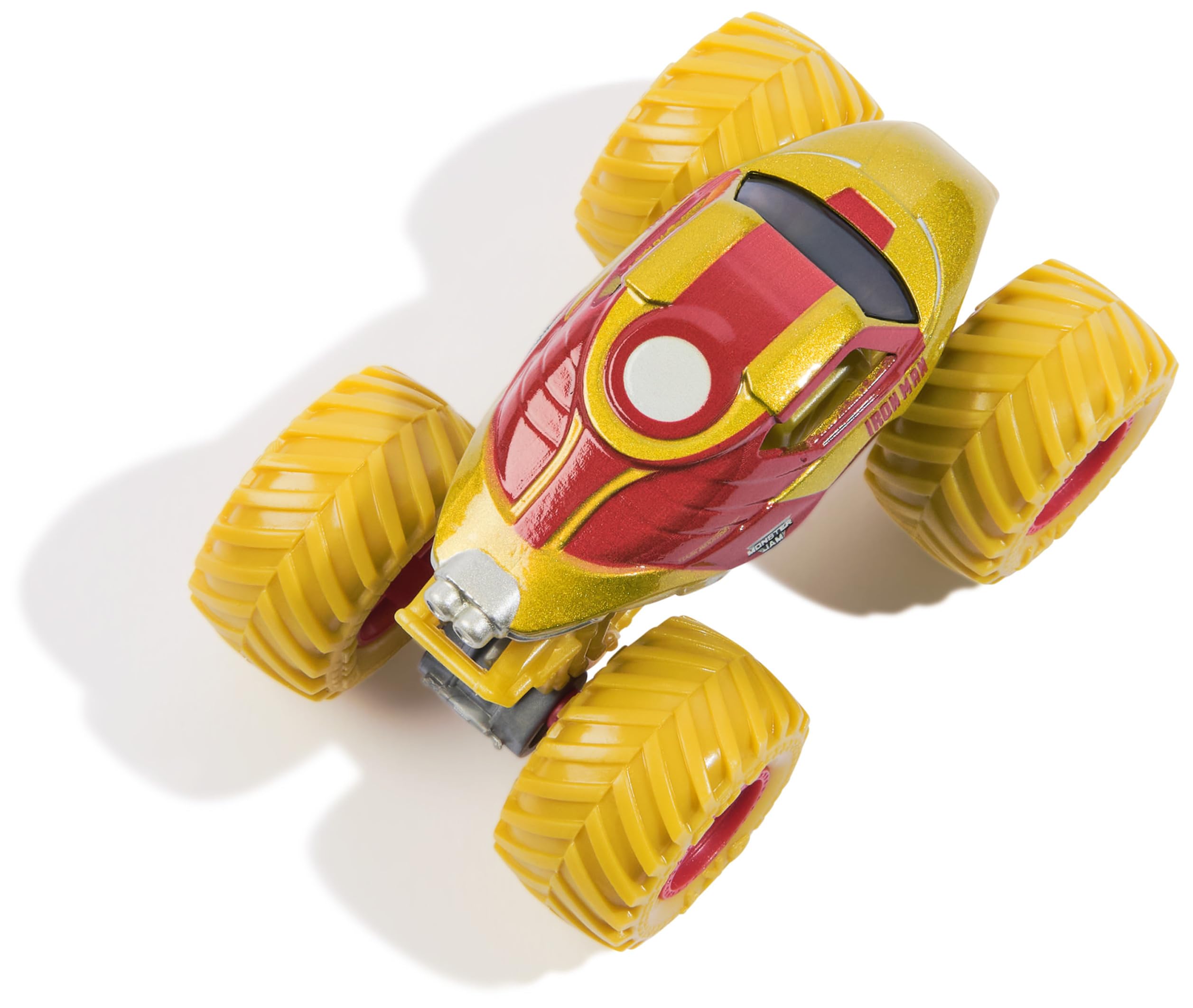 MONSTER JAM, Confezione da 5 Marvel Heroes, Spider-Man, Black Panther, Iron Man, Captain America | Veicoli Die-Cast, Giocattoli per Bambini e Bambine dai 3 Anni in su