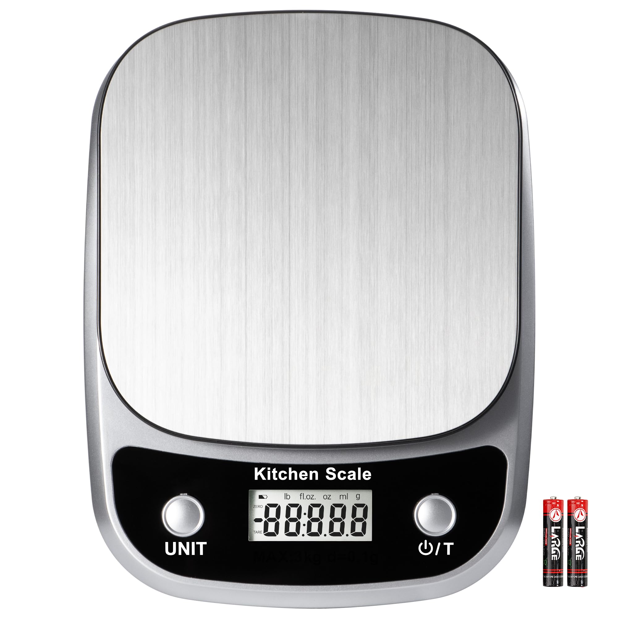 Food Kitchen Scale Digital Weight Grams and Oz Professional Digital Kitchen Food Scales 10kg 1g for Weight Loss