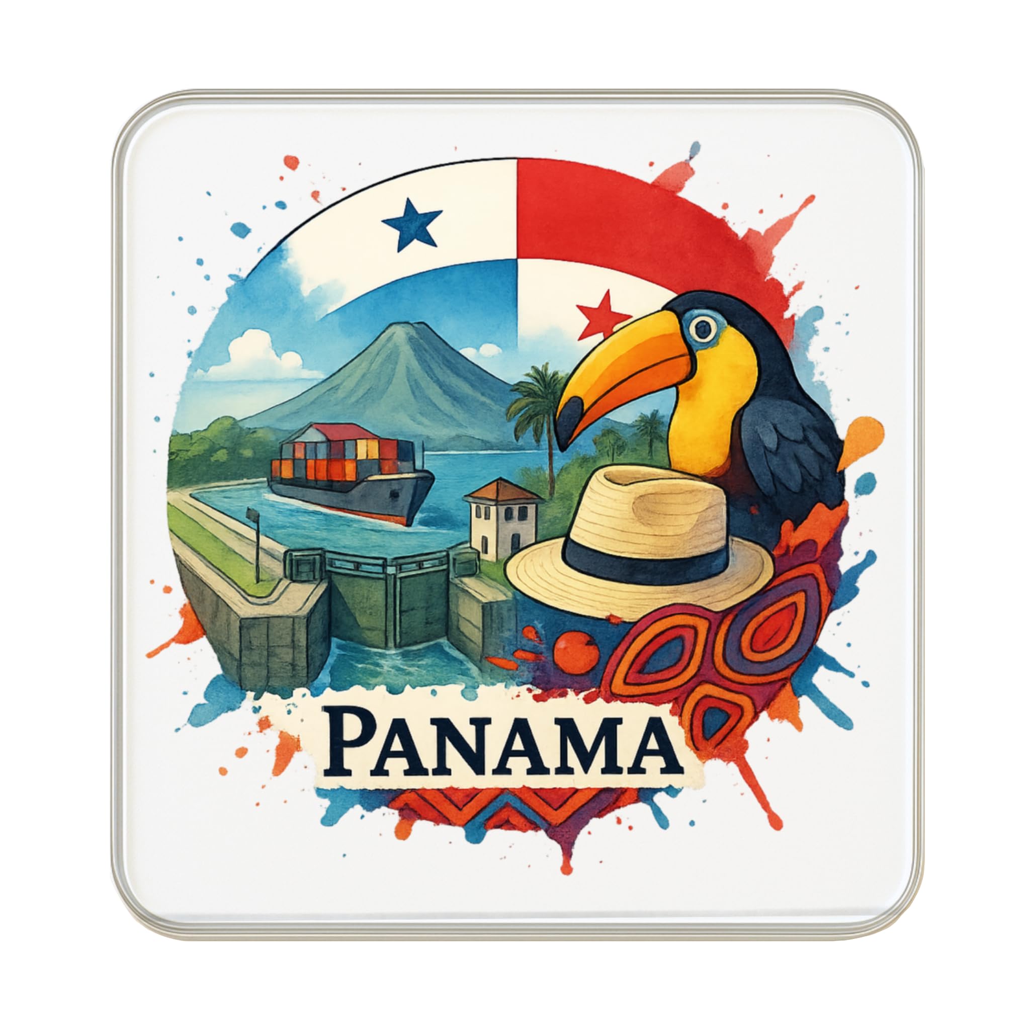 Imán para nevera de Panamá el regalo de recuerdo perfecto para viajeros