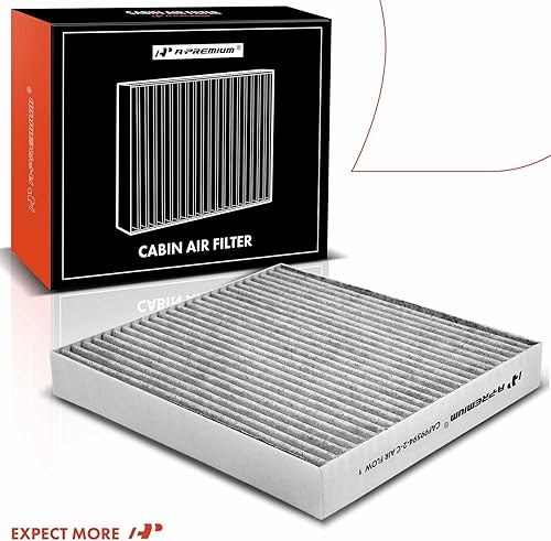 Miniatura 9 de A-Premium Filtro de aire de cabina de 2 piezas con carbón activado compatible con Hyundai Elantra, Elantra N, Sonata, Santa Fe, Tucson, Kona, Ioniq