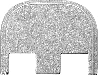 Vista 3 de NDZ Performance Placa de Cubierta Trasera de Deslizante para Glock 17 19 19X 20 21 22 23 26 27 34 45 y 47 49 Gen 5 9MM .40 S&W, Aluminio Gravado