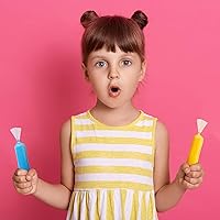 Vista 6 de 1002 bolsas de helado desechables para helados con embudo de silicona, bolsa de dulces de 3 tamaños para hacer yogur, 2 x 12 pulgadas, 3 x 12