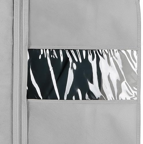 Miniatura 4 de Syeeiex Bolsa de traje de 40 pulgadas, juego de 5 bolsas de ropa, bolsas de ropa para colgar ropa, bolsas de traje para almacenamiento en el