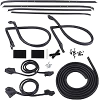 TukboTech Weatherstrip Kit for Camaro Firebird 1970-1981 - Door Window Seal Belt Trim Replaces 801002277 WSS00671