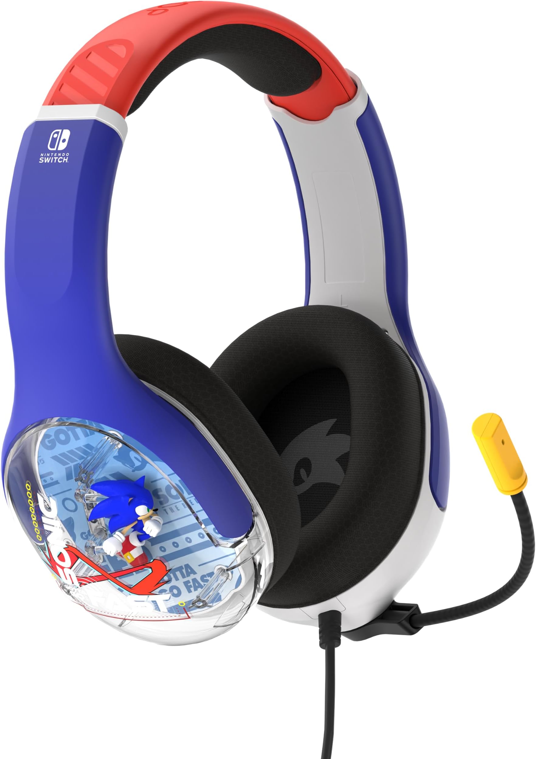 PDP REALMz Wired Headset for Nintendo Switch/OLED - Sonic Superstars: Sonic Go Fast