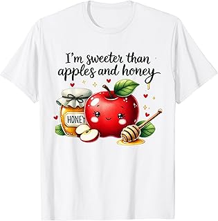 Rosh Hashanah Apples and Honey Shana Tova Jewish New Year T-Shirt
