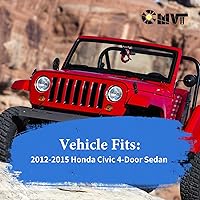 Vista 162 de Visera de ventana para Chevy Silverado 1500/GMC Sierra 1500/Avalanche/Suburban Crew Cab 2007-2013, protectores de lluvia, deflector de ventilación