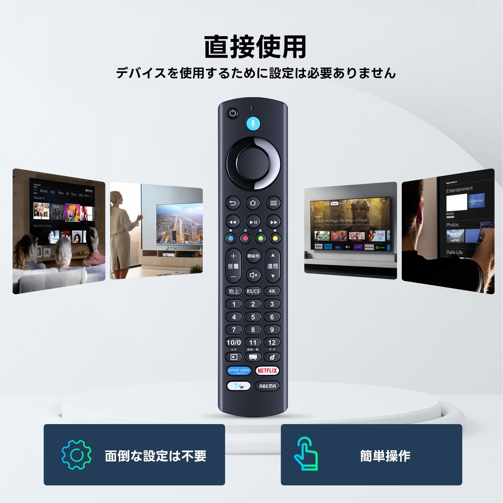 Amazon | テレビリモコン FRM-200TVS for Funai 液晶スマートテレビ FL