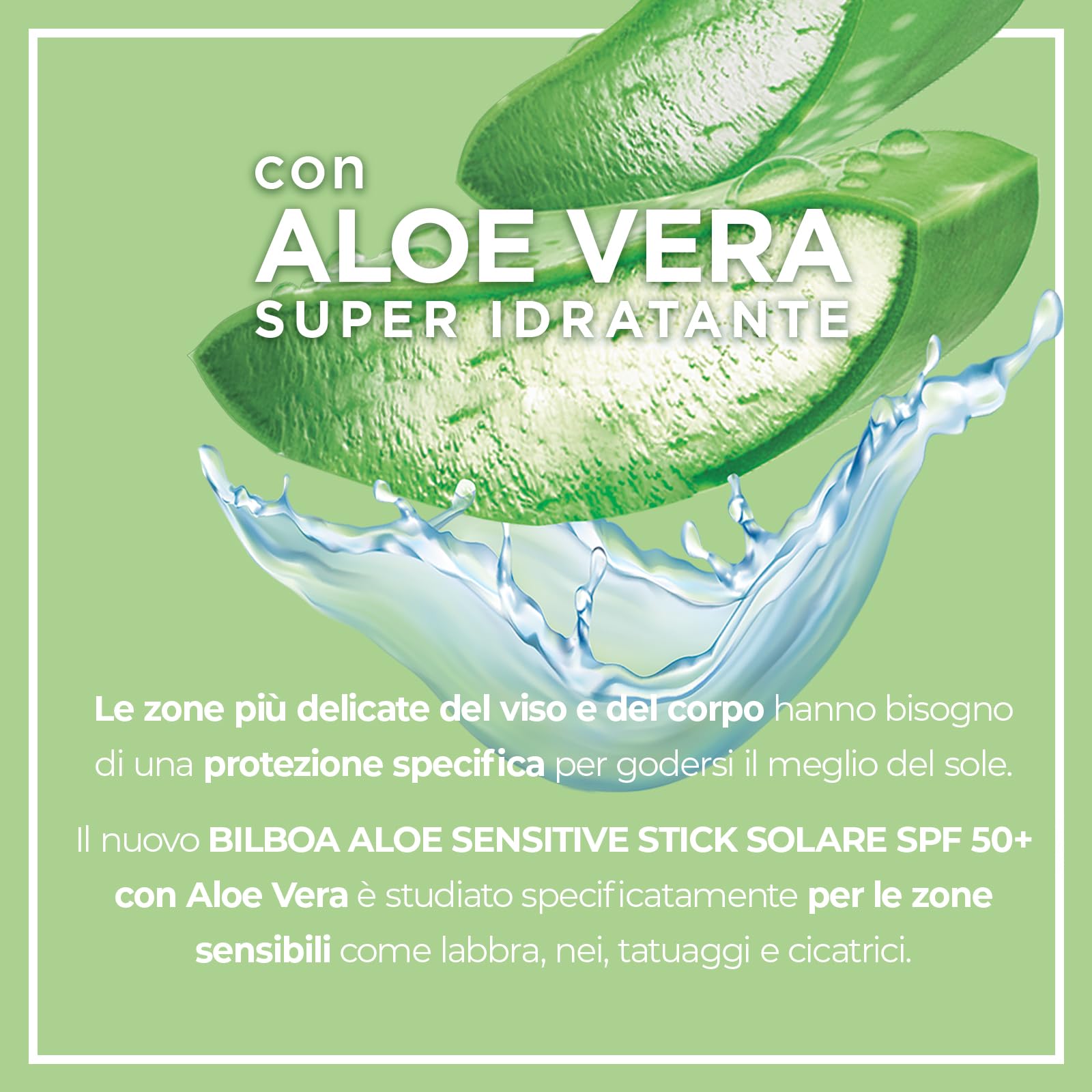 Bilboa Solar Stick SPF 50+ z aloesem Vera, idealny do wrażliwych obszarów, takich jak usta, tatuaże, w i blizny. Formuła szybko wchłaniająca, nie tłusta i nie pozostawia śladów 12 ml