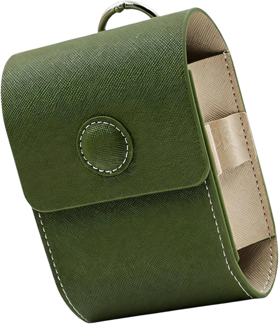 Rangefinder Pouch with Holder, Leather Waist Bag Compact Outdoor Golf Accessory for Course Play and Practice Yardage Finder