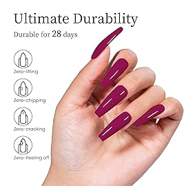 MAYCHAO 15ML Magenta Gel Nail Polish 1Pc Viva Magenta Gel Polish Soak Off UV LED Nail Polish Nail Art Starter Manicure Salon DIY at Home, 0.5 OZ