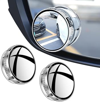 2Pcs Blind Spot Mirrors for Seat Cupra Ateca KH7 2016-2020 2021 2022 2023 5 Seat, Rear View Mirror Glass HD Adjustable Auxiliary Reversing Suction Cup Side Accessories