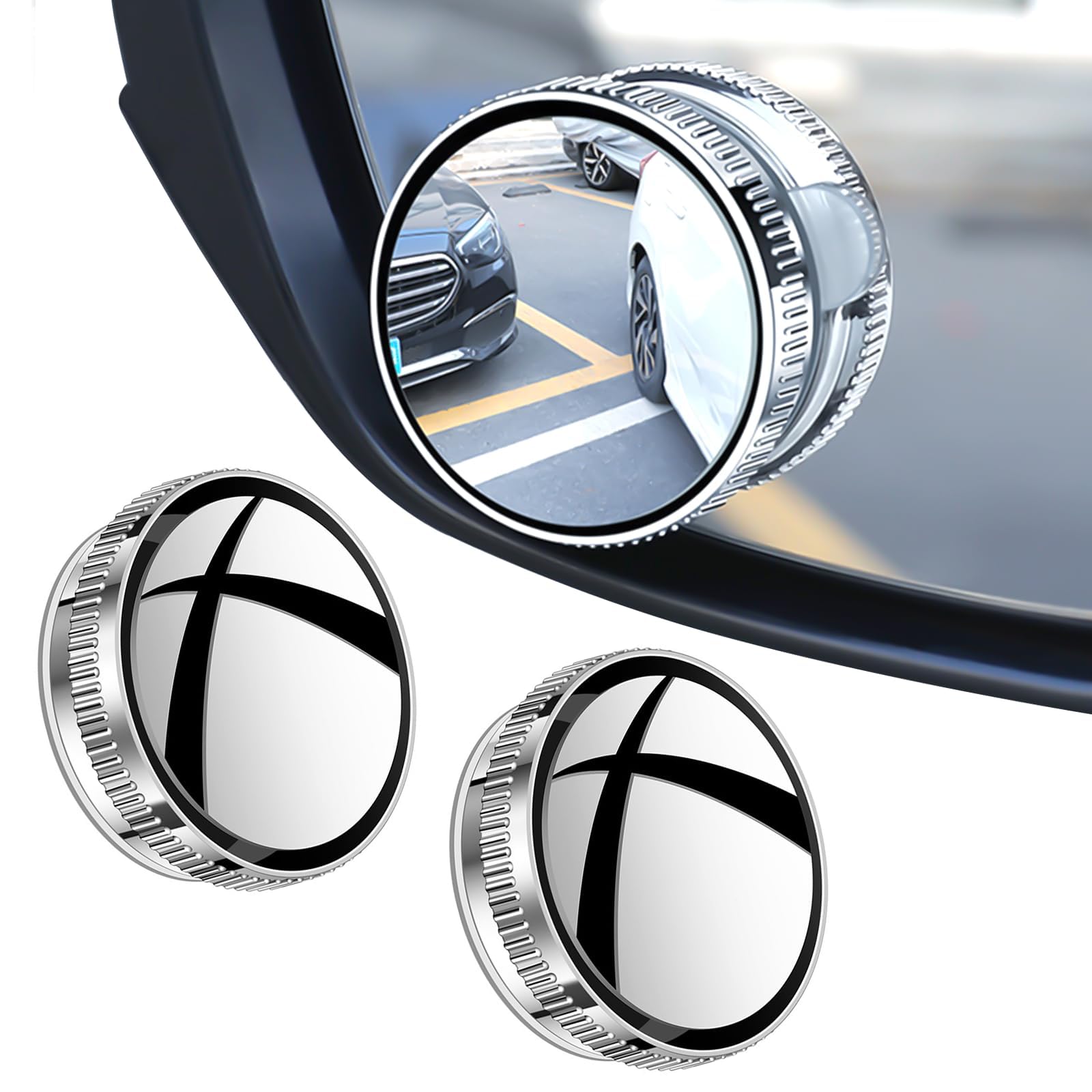 QIZUN 2Pcs Blind Spot Mirrors for Lexus NX 350H NX350H 2022 2023 2024, Rear View Mirror Glass HD Adjustable Auxiliary Reversing Suction Cup Car Side Accessories