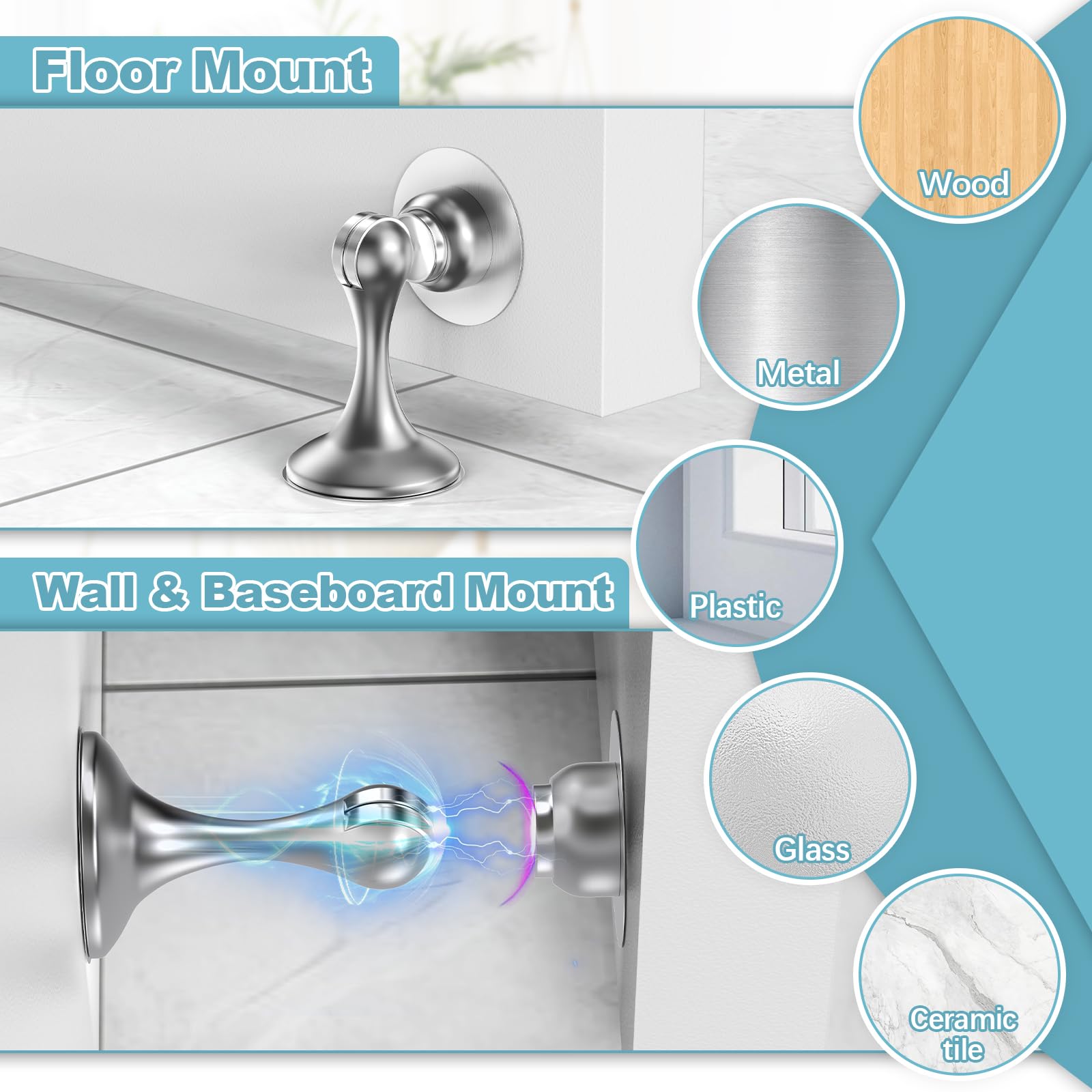 Tope De Puerta De Acero Inoxidable 304, Herrajes P... – Grandado