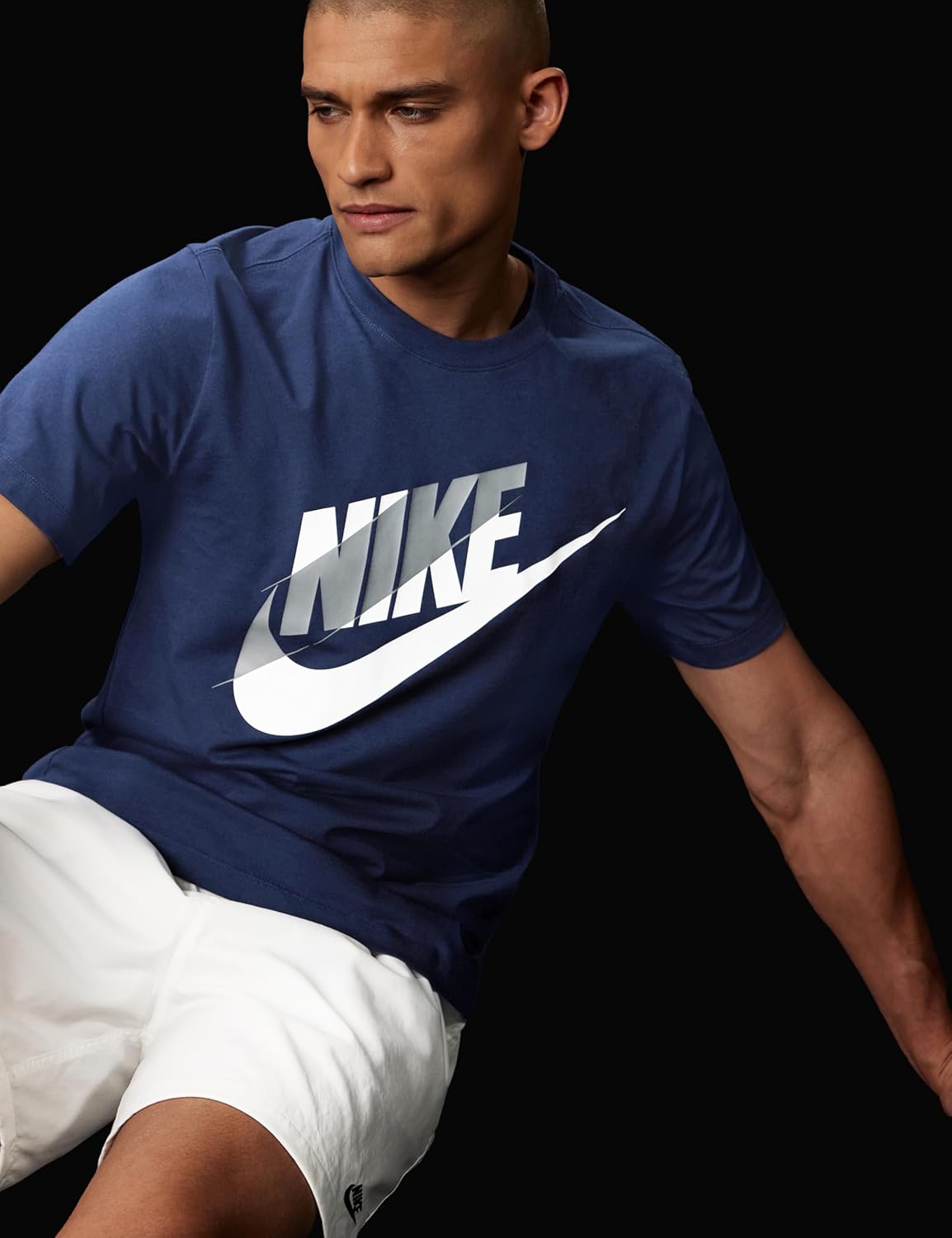 Nike Mens NSW Block Fade Futura Tee - Image 2