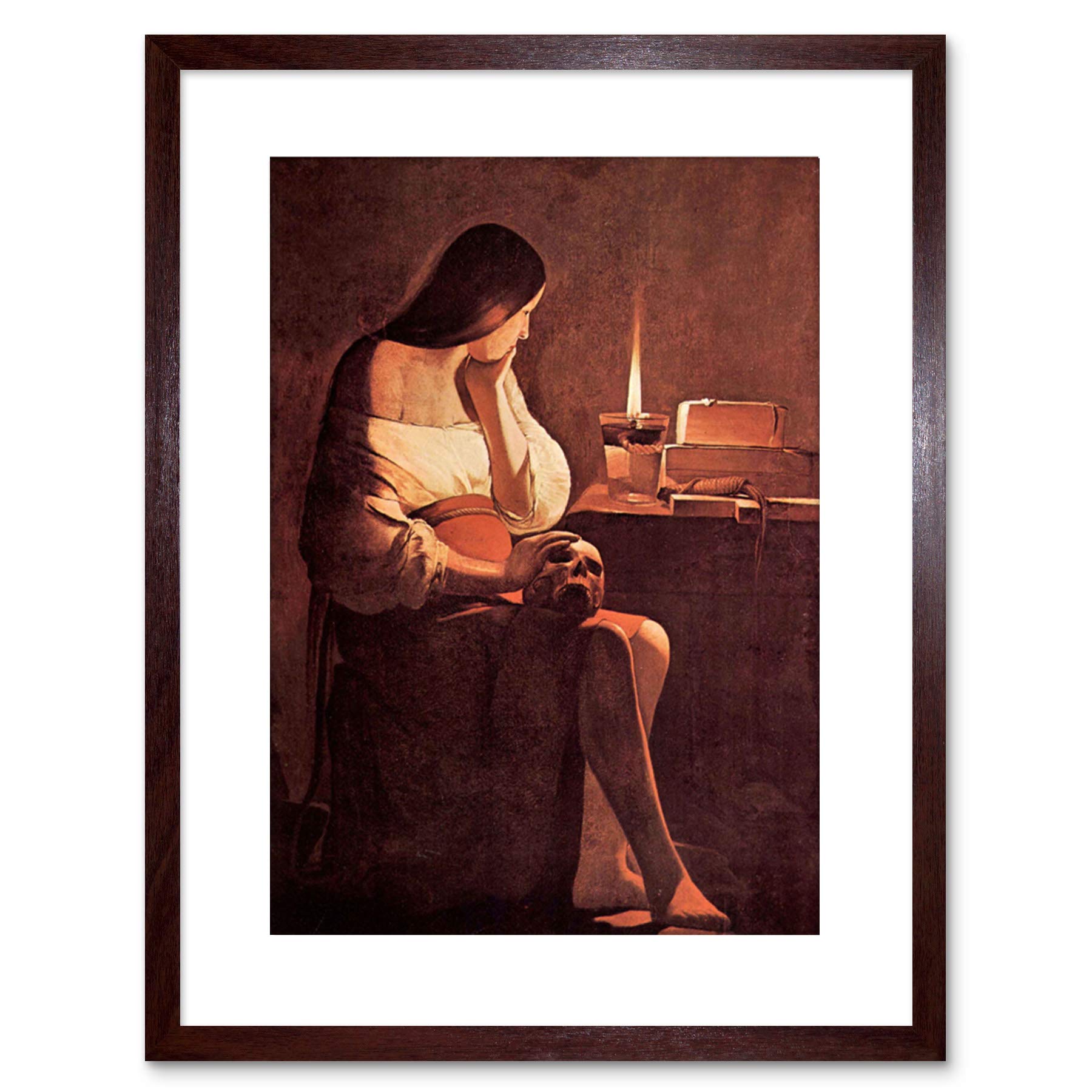 Wee Blue Coo PAINTING LA TOUR MARY MAGDALENE ONE OLD MASTER FRAMED PICTURE ART PRINT F97X8772