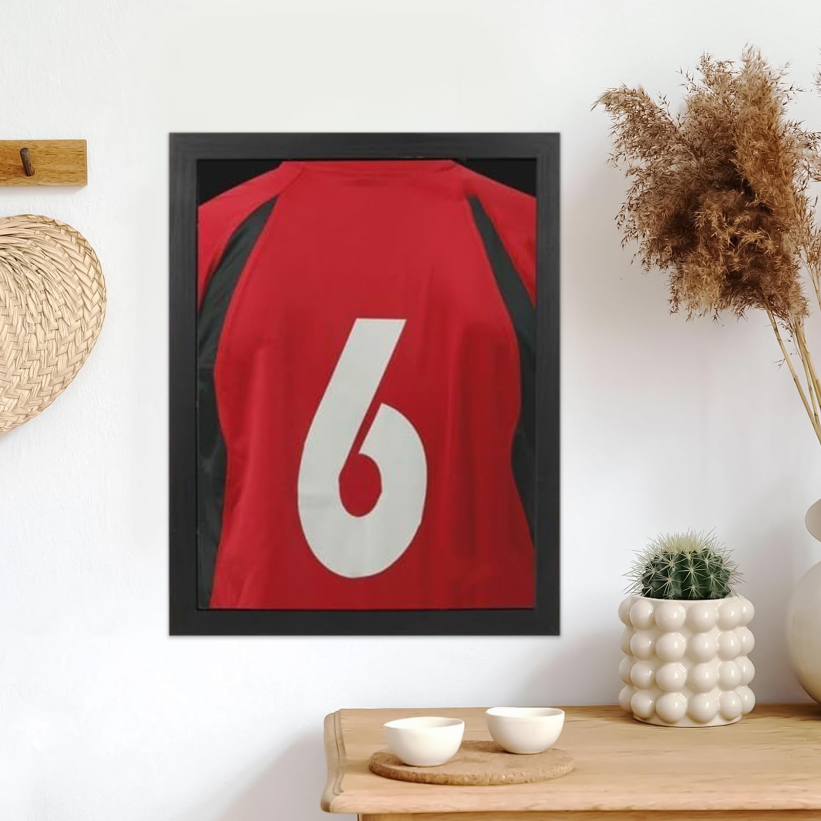Vitrina para Camisetas Deportivas,Marco para Camisetas De Fútbol - Caja De Almacenamiento A Prueba De Polvo para Aficionados Jugadores Coleccionistas Béisbol Fútbol Hockey