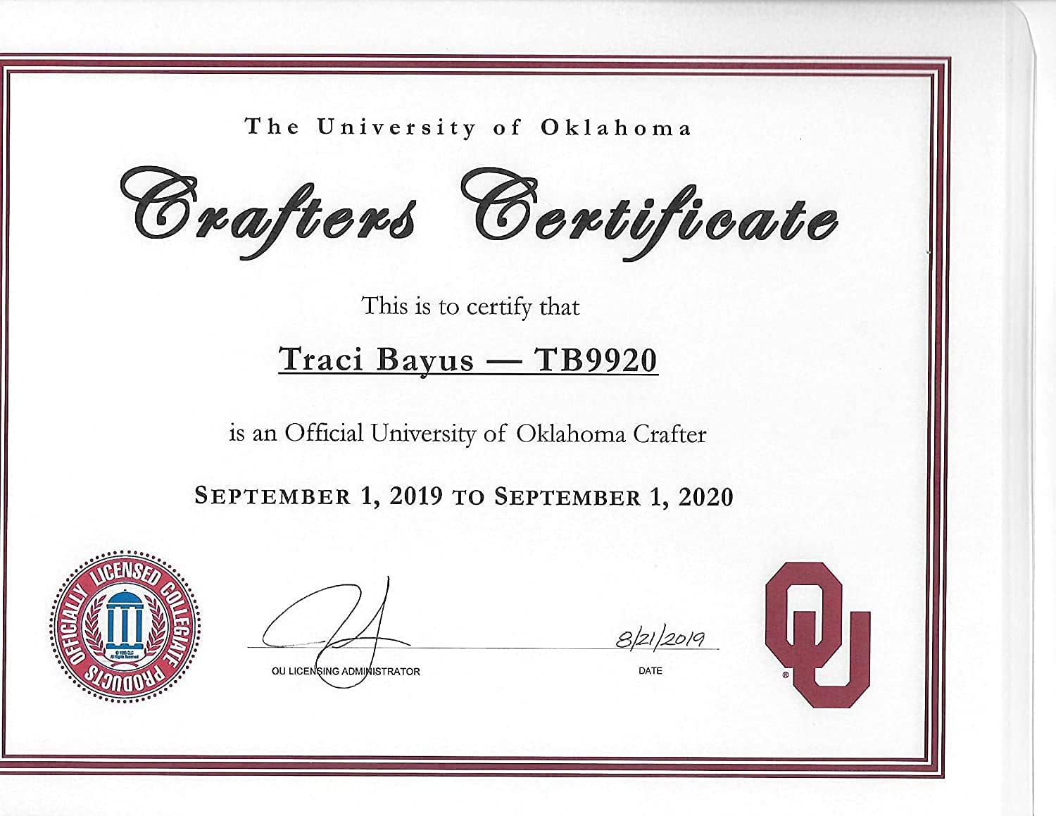 Traci's Fun Creations Oklahoma Sooners Softball Garden Flag, Double-Sided, 18x12 Inches, Yard Decor