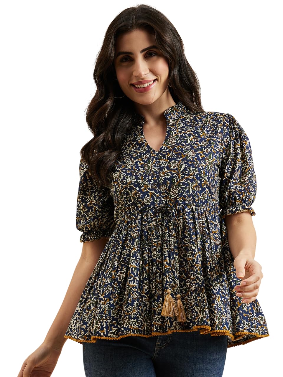azira Floral Printed Top-picture-10
