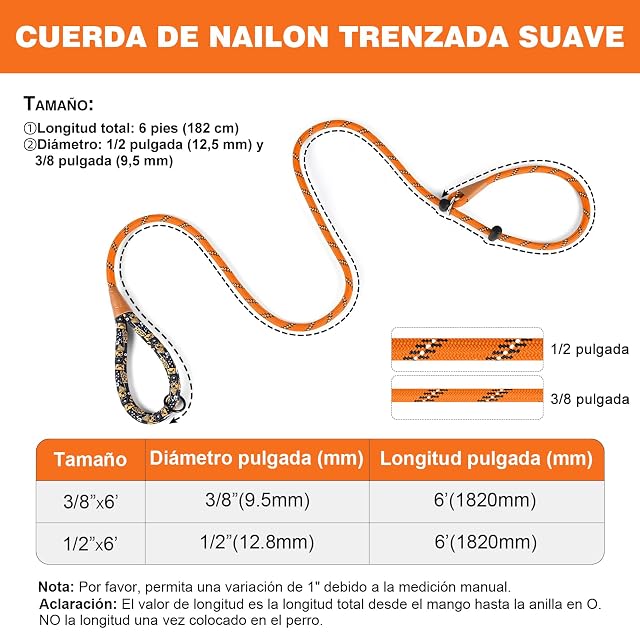 Foto 3 de 8 de lynxking Correa Reflectante para Perro, Resistente, cómoda y Fuerte, para Perros Grandes y medianos