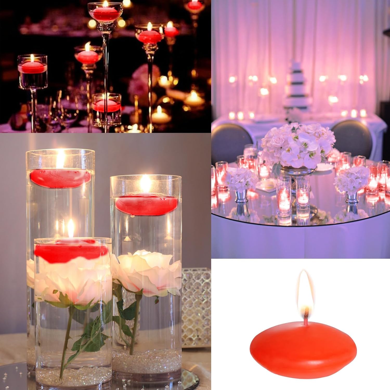 12 Pcs Floating Candles - Image 4