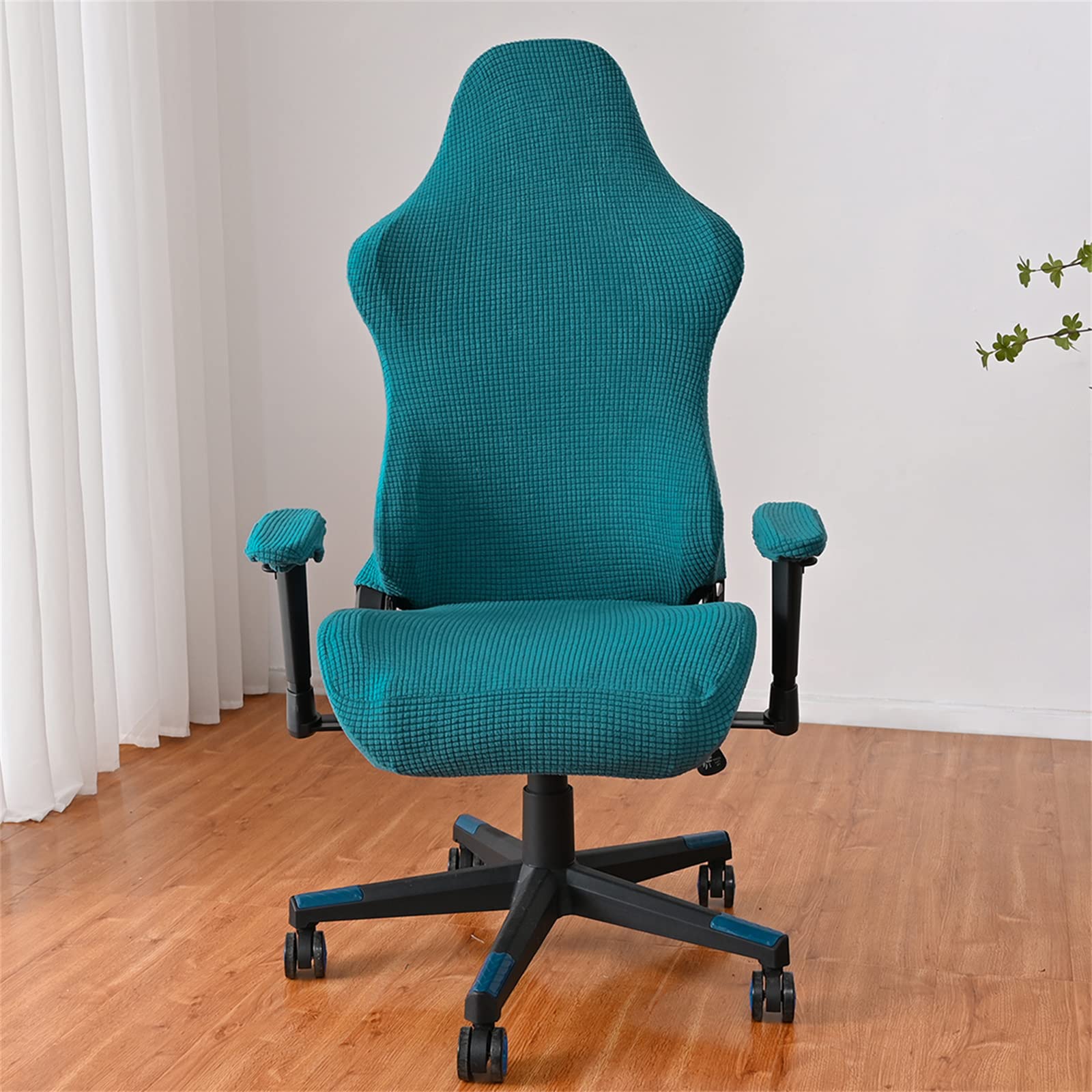 Funda protectora para silla de oficina giratoria de 4 piezas