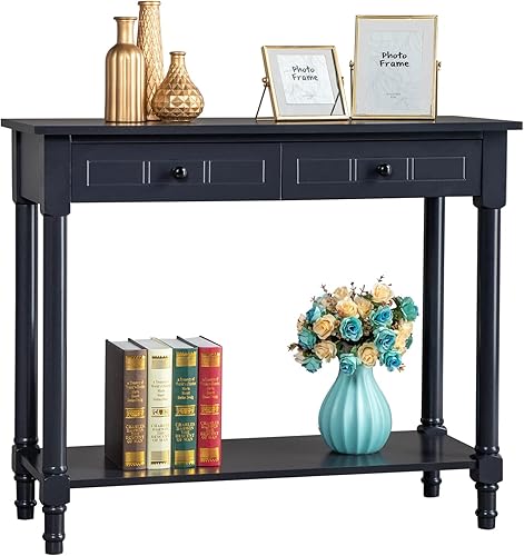 Miniatura 8 de Mesa de sofá, mesa de pasillo, mesa de sofá estrecha, mesa de sofá para entrada, mesa de sofá de entrada, mesa consola de granja para sala de estar,