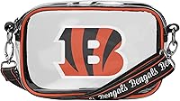 Vista 14 de FOCO NFL Womens NFL Team Logo Stripe Clear Crossbody Bag