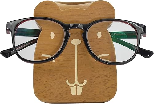 Miniatura 46 de I'm - Soporte multiusos de madera para lentes, teléfono, pluma y lápiz, accesorios de escritorio, decoración de escritorio, hogar, oficina, Oso