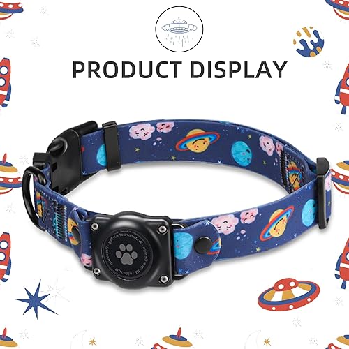 Miniatura 3 de AirTag - Collar para perro, soporte integrado impermeable IP68 para collar de AirTag, fácil de limpiar, ultra duradero, a prueba de olores, a prueba