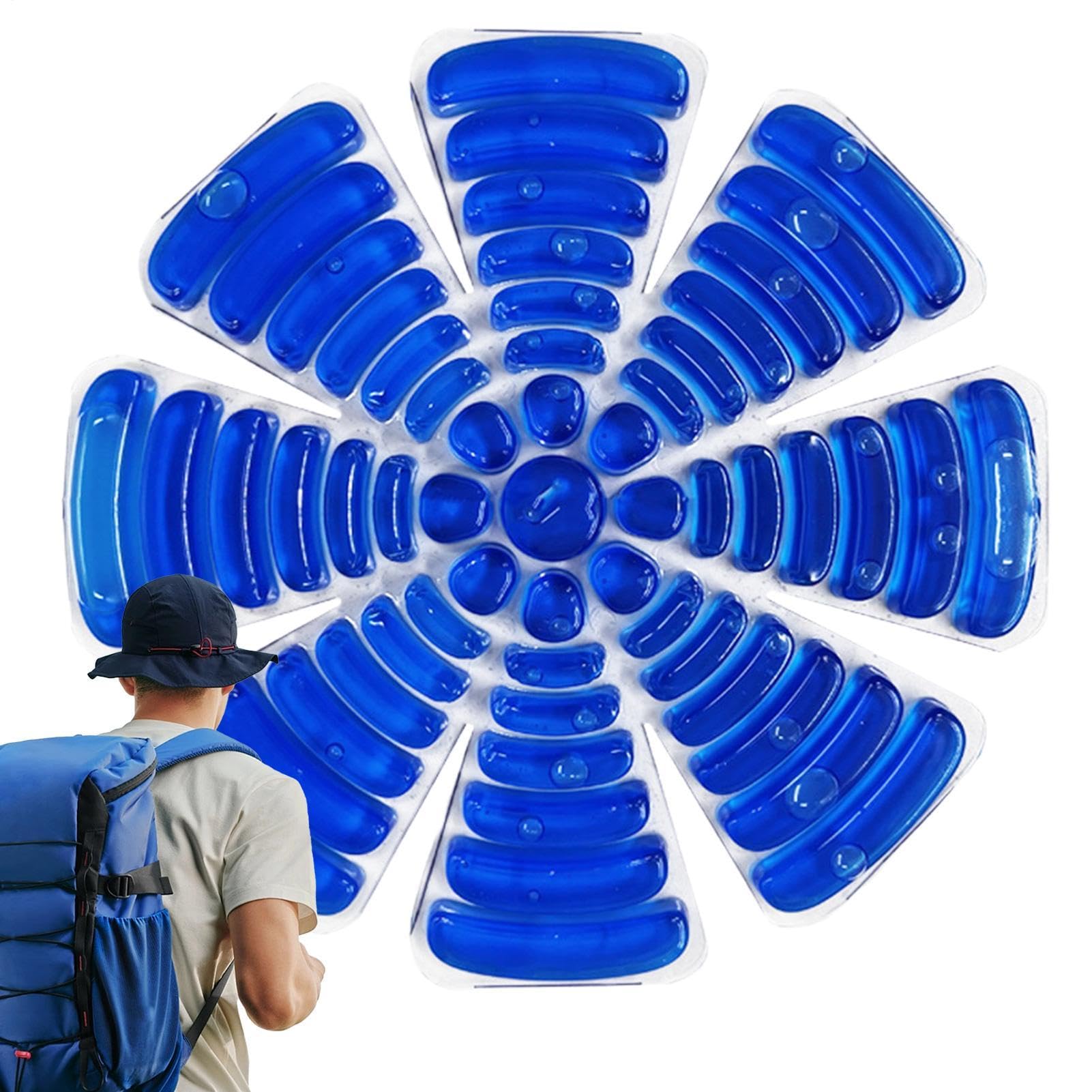 Compresas frías portátiles para casco de ciclismo y actividades de montaña 8
