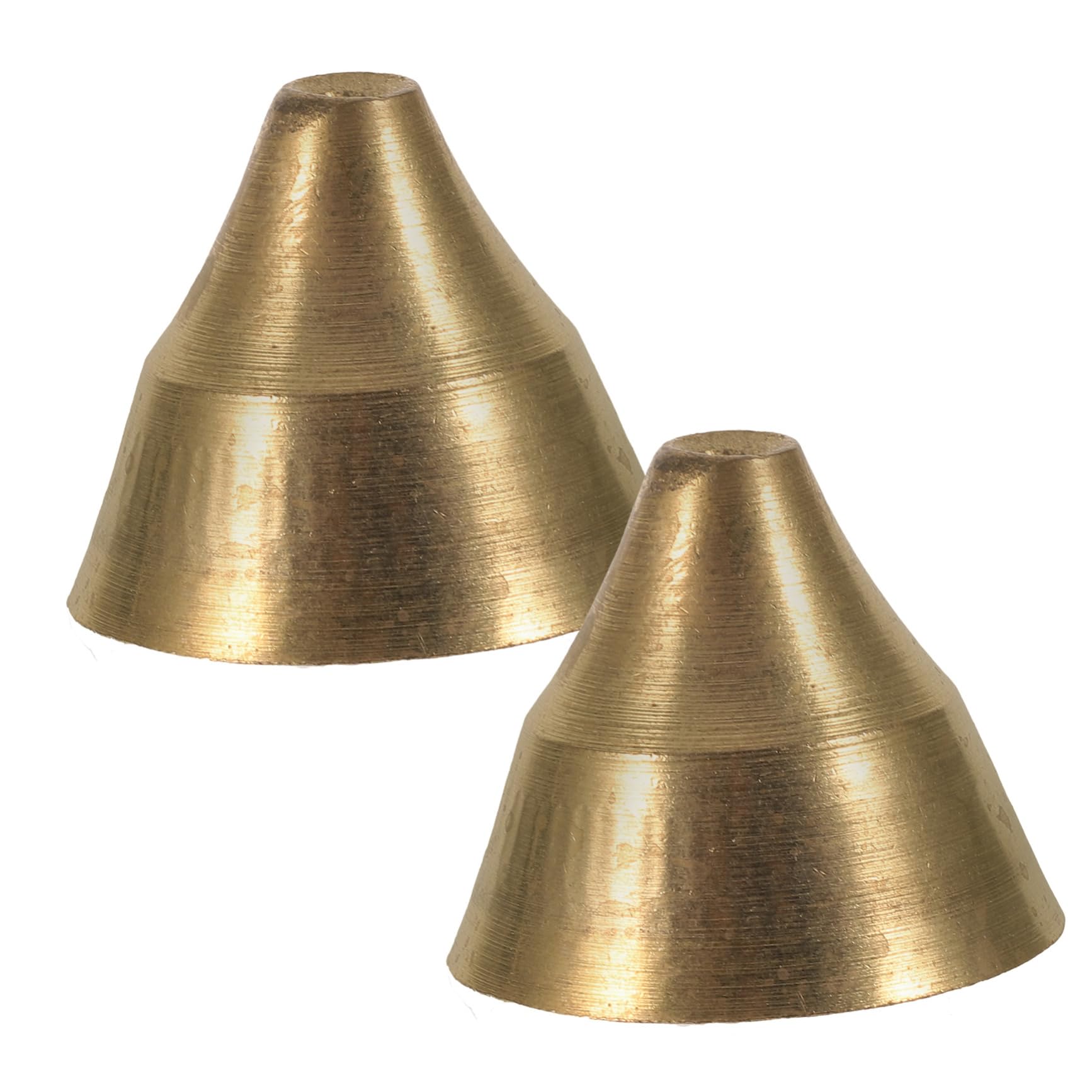 OKUMEYR Bell Supply 2pcs Religious Style Percussion Instrument Ethnic Vintage Bell Made of Pure Copper for