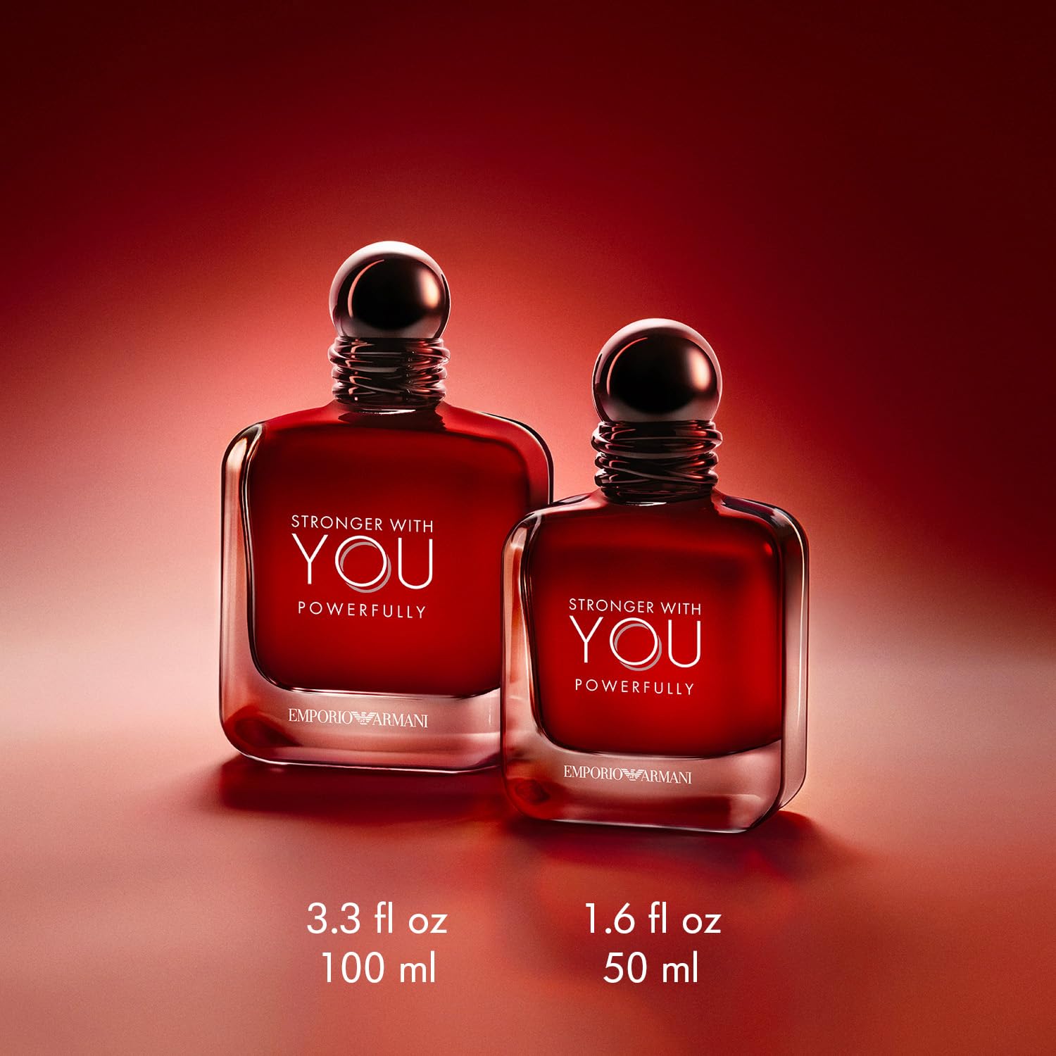 Armani Beauty Stronger With You Powerfully Herrenduft, warmer, würziger Duft für Herren, mit Kastanie, Süßkirsche und Lavendel, 50 ml