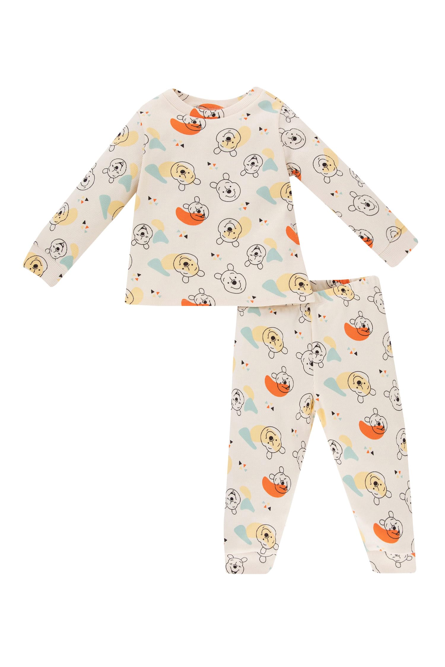 Erkek Bebek Erkek Bebek Disney Winnie The Pooh Uzun Kollu Fitilli Kaşkorse Pijama Takımı
