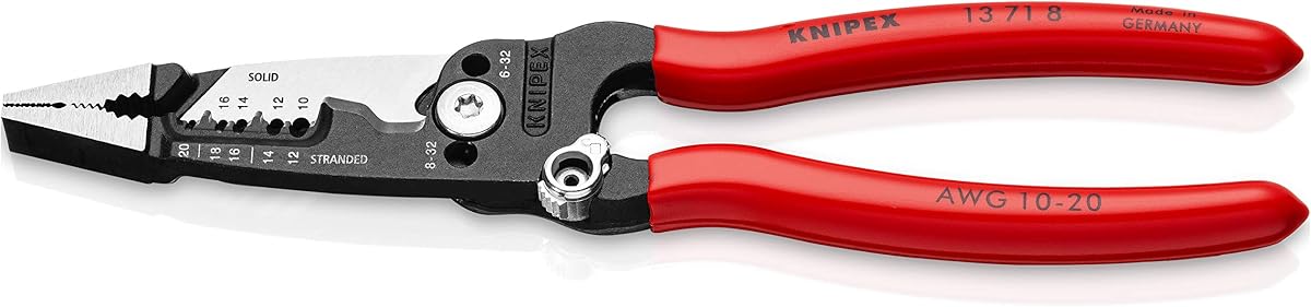 KNIPEX Tools 13 71 8 Pelacables forjado, 8 pulgadas