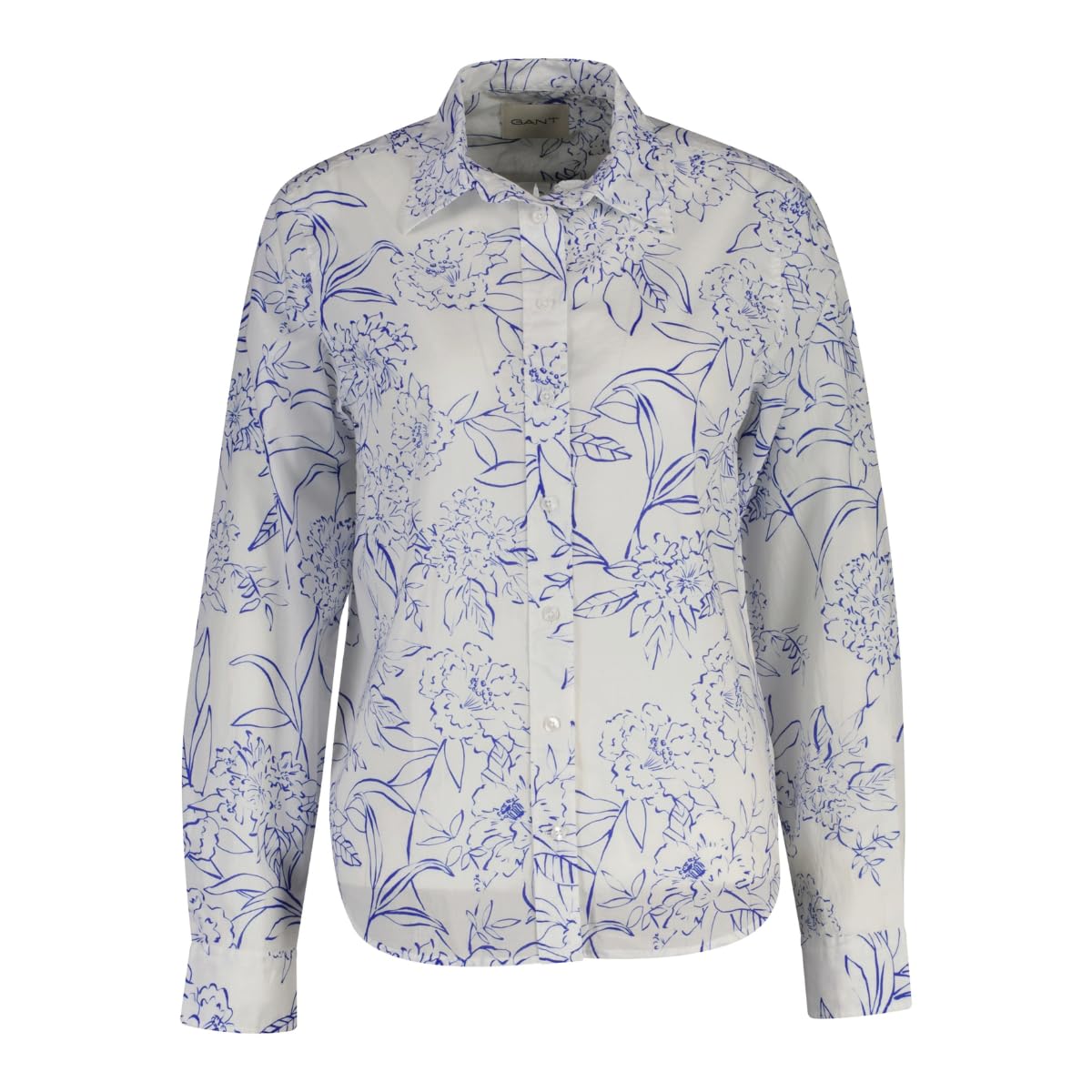 GANT Damen Reg Floral Print Ctn Voile Shirt Hemd