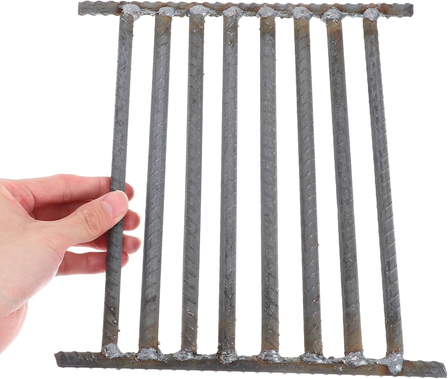 Mipcase Heavy Duty Fire Pit Grate Log Holder for Outdoor Cooking Welded Construction for Campfires and Backyard Bbqs