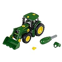 Theo Klein 3903 Trattore John Deere, con Sollevatore Frontale e contrappeso