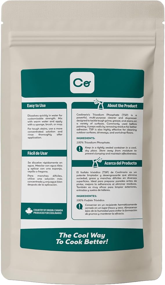 Coolinario Trisodium Phosphate TSP Cleaner (1 LB) Home & Industrial Use