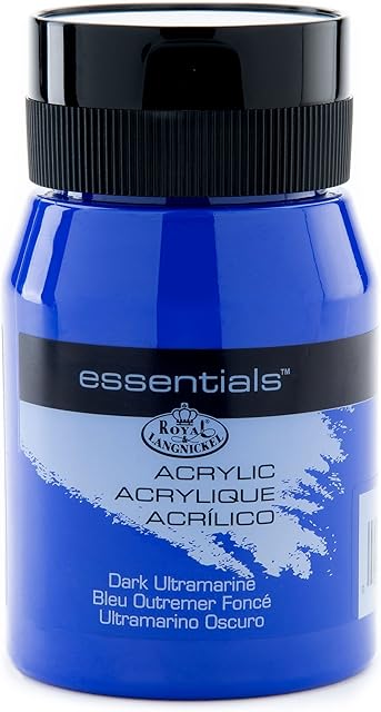 Royal & Langnickel RAA-5114 Essentials 500ml Acrylic Paint - Dark Ultramarine