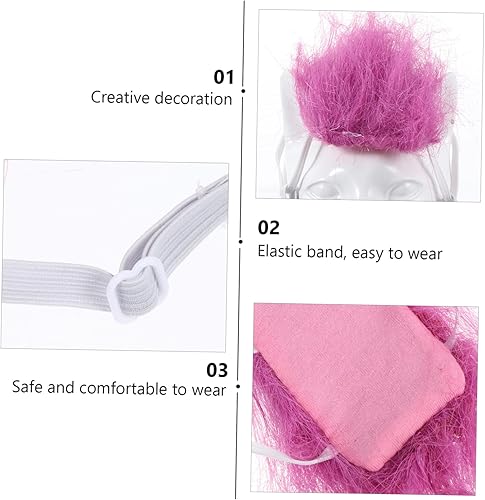 Miniatura 6 de Accesorios para el pelo de mascotas, peluca de gato, diadema para mascotas, para Halloween, peluca divertida para mascotas, pelucas verdes, traje