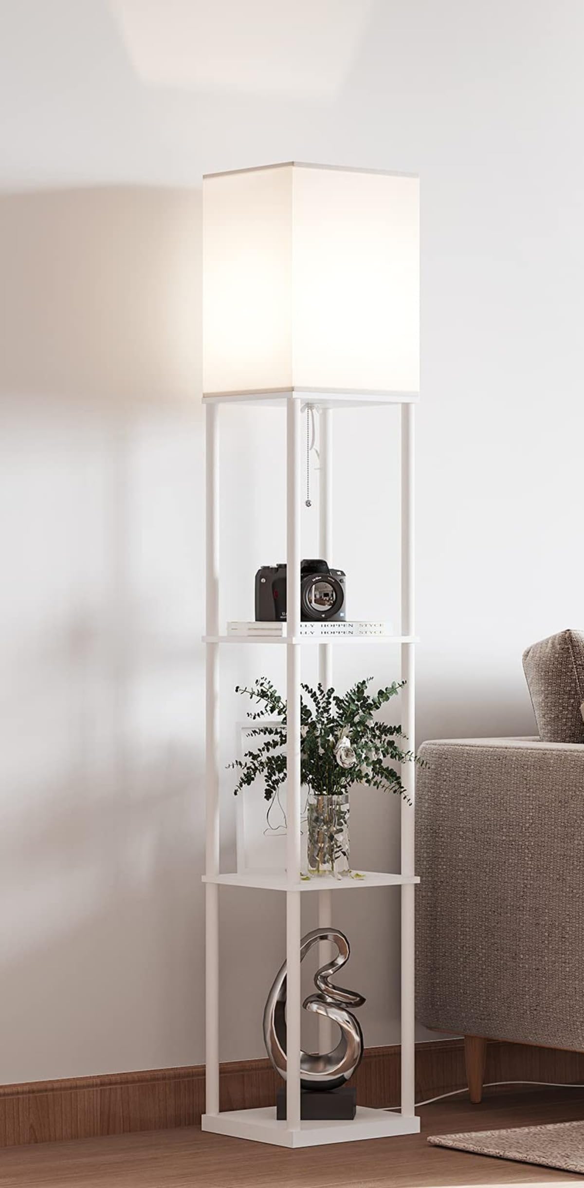 Amazon.co.jp : Figoday フロアライト LED フロアランプ ラック