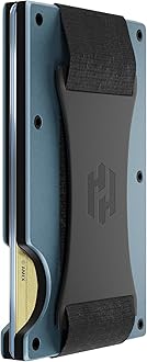 Hayvenhurst Wallet For Men - Reinvented Design Men's Wallet - Slim, Minimalistic & Seamless, Blocks RFID Scanners with a Cash Strap (Grey)