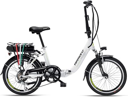 Armony Panarea, Bicicletta Elettrica Unisex Adulto, Bianco, 20\