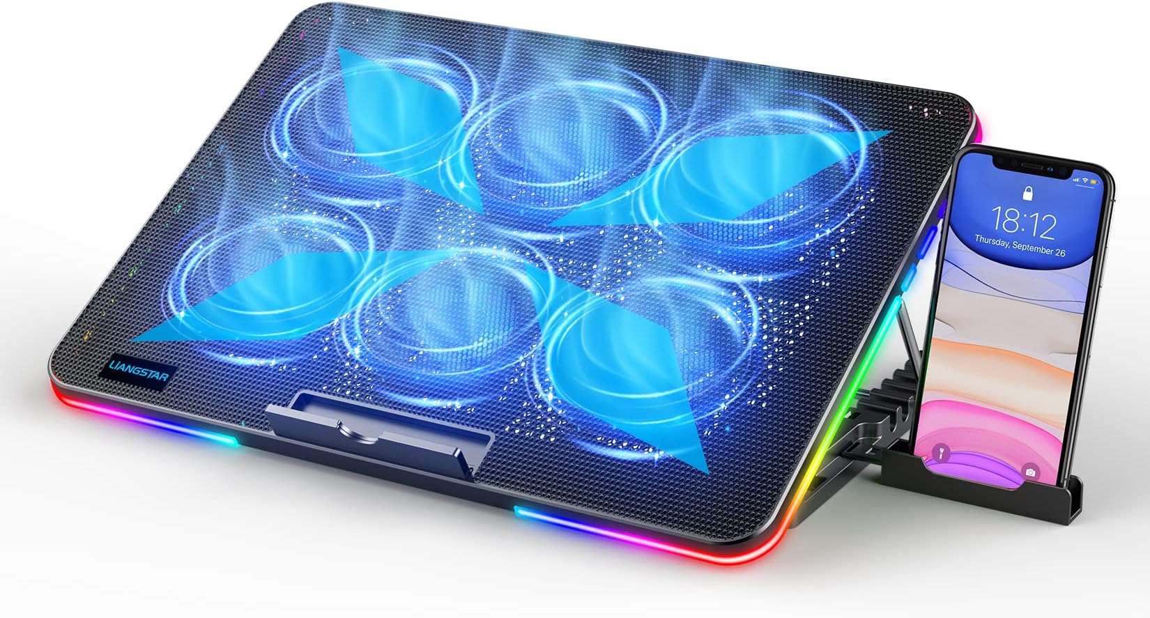 Liangstar Laptop Cooling Pad 6 Ventilatoren Notebook Kühler | Kaufen auf