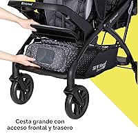 Vista 11 de Baby Trend Sit N' Stand® Double 2.0 Cochecito, Dash Black