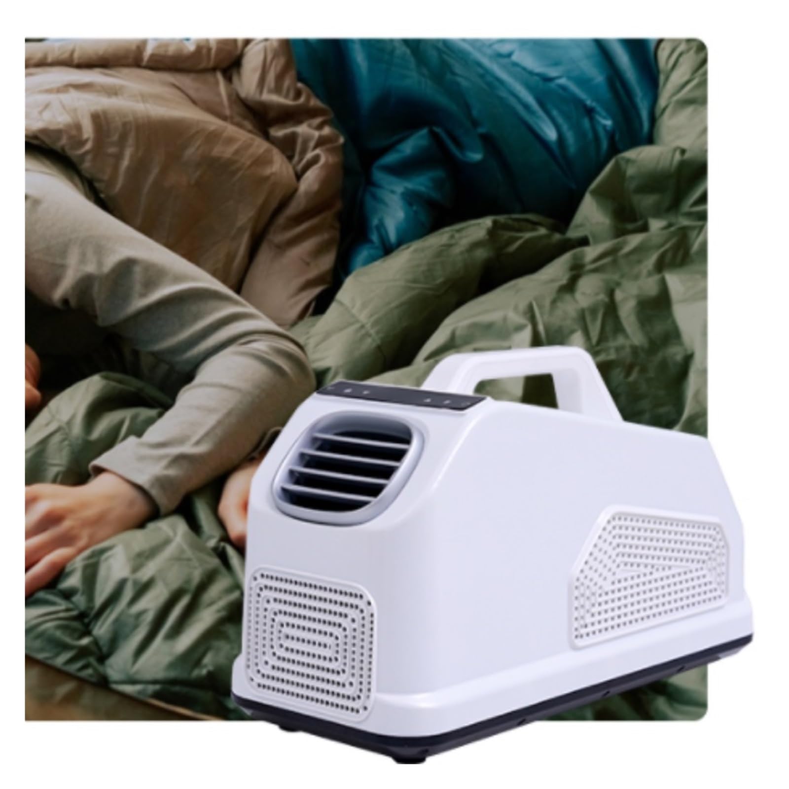 Aire Acondicionado Portátil For Exteriores, 12V/24VTruck, Coche, Furgoneta, Cabina, Camping, Eléctrico Enfriamiento Rápido Funcionamiento Suave
