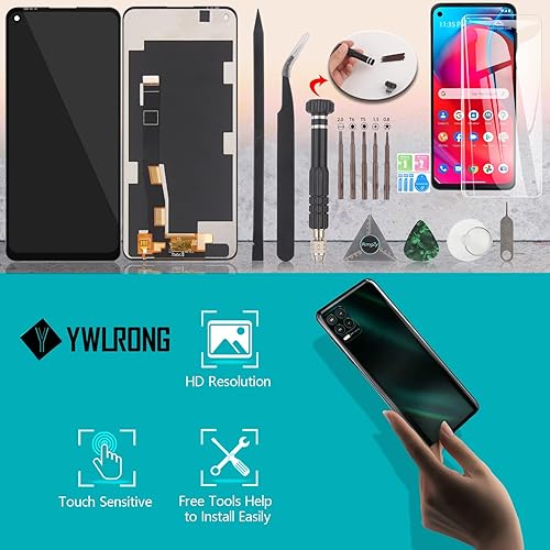 Miniatura 7 de YWLRONG Pantalla para Motorola Moto G Stylus 5G Reemplazo de pantalla táctil digitalizador Asamblea para Moto G Stylus 5G XT2131 XT2131DL XT2131-1